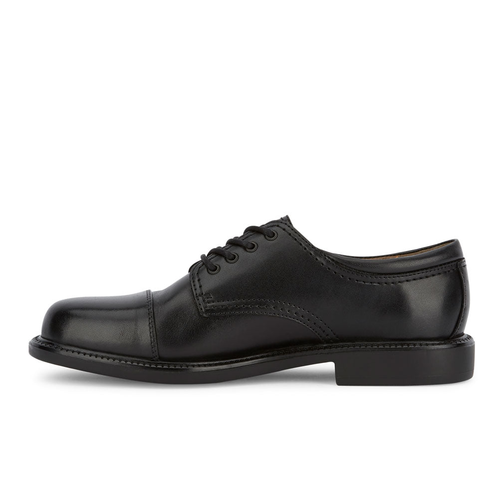 Black-Dockers Mens Gordon Genuine Leather Dress Casual Cap Toe Lace-up Oxford Shoe