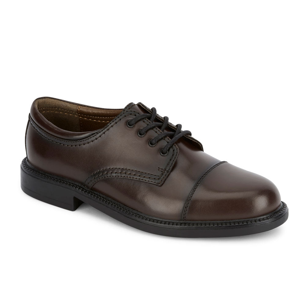 Cordovan-Dockers Mens Gordon Genuine Leather Dress Casual Cap Toe Lace-up Oxford Shoe