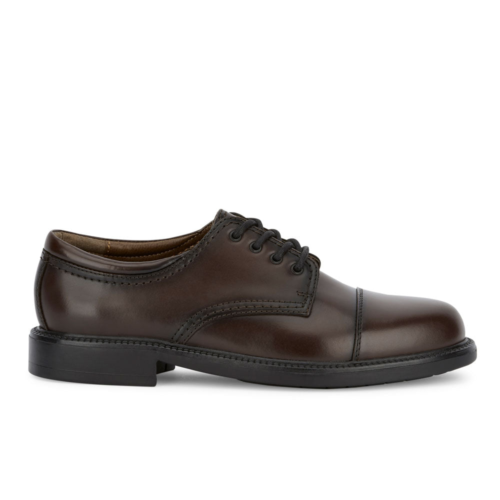 Cordovan-Dockers Mens Gordon Genuine Leather Dress Casual Cap Toe Lace-up Oxford Shoe