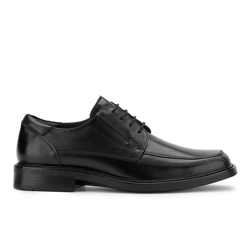 Black-Dockers Mens Perspective Leather Business Oxford Shoe - Wide Widths Available