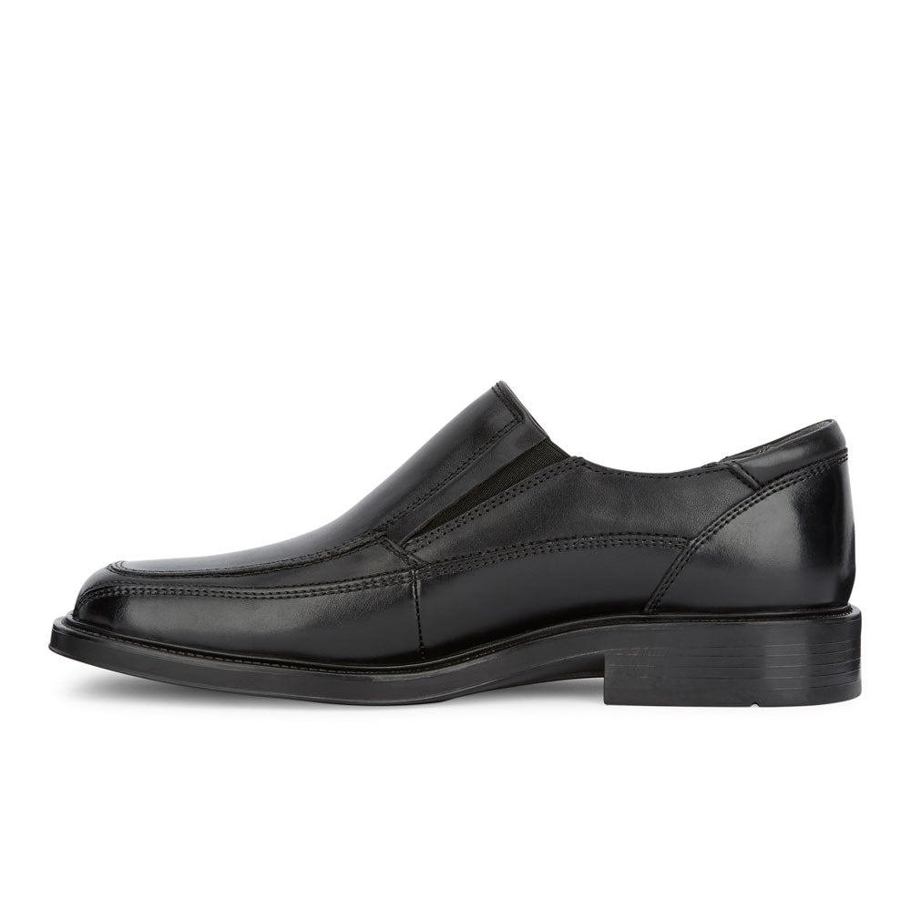Black-Dockers Mens Proposal Genuine Leather Business Dress Slip-on Loafer Shoe