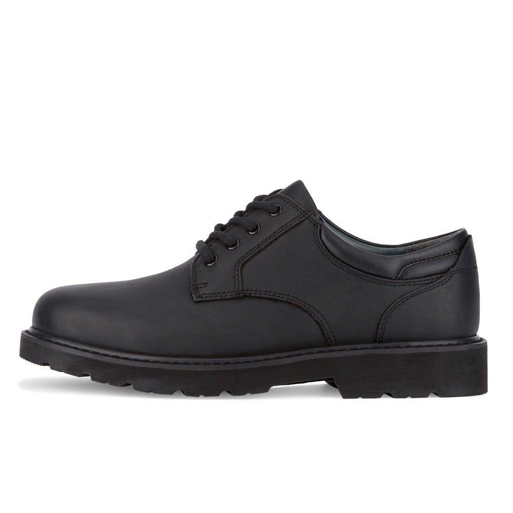 Black-Dockers Mens Shelter Synthetic Leather Rugged Casual Oxford Shoe - Wide Widths Available