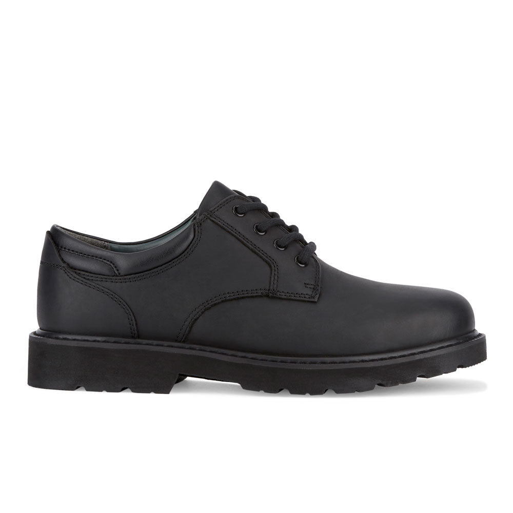 Black-Dockers Mens Shelter Synthetic Leather Rugged Casual Oxford Shoe - Wide Widths Available