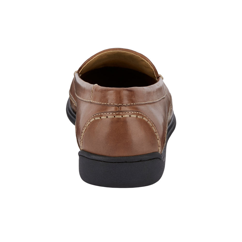 Saddle Tan-Dockers Mens Catalina Leather Casual Slip-on Comfort Loafer Shoe
