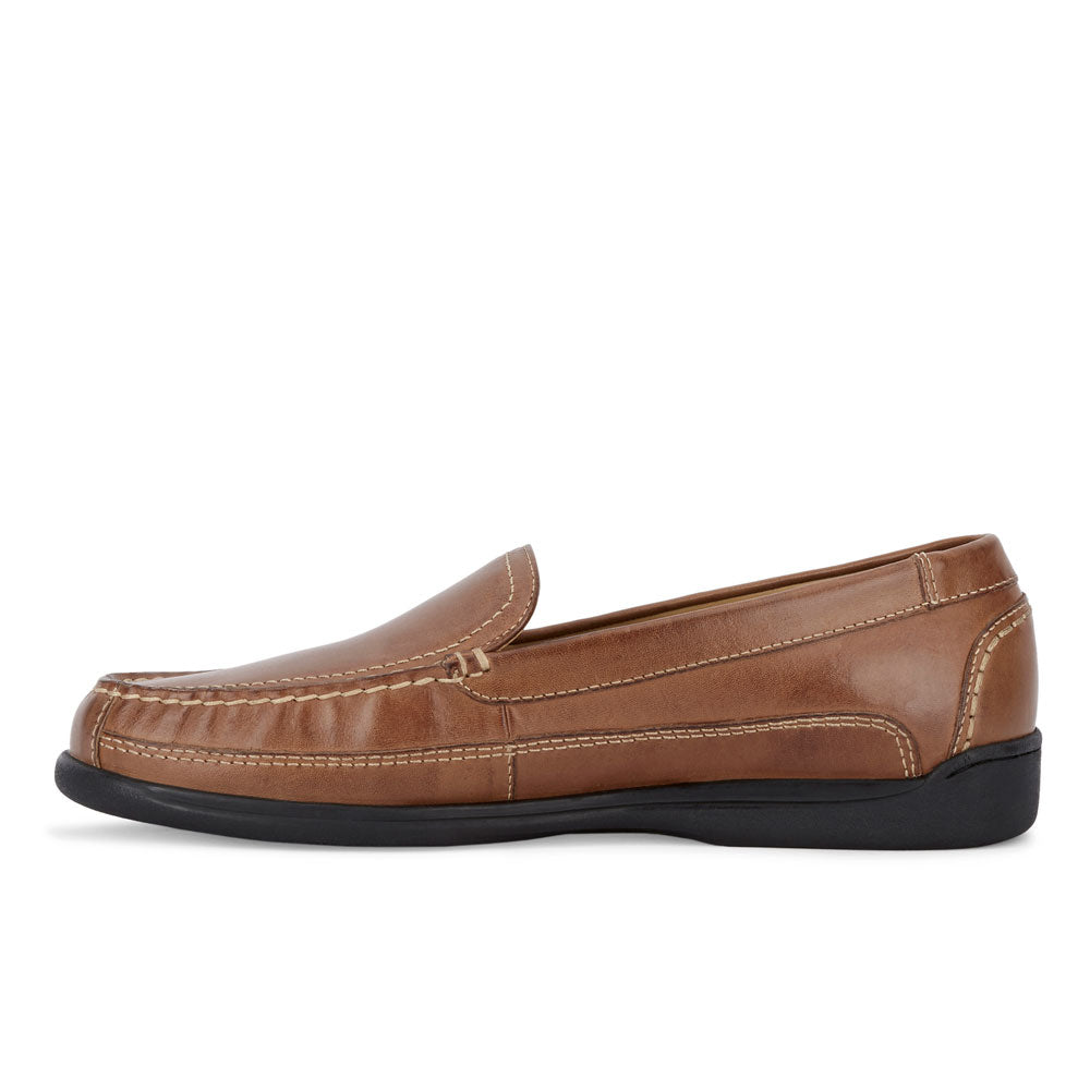 Saddle Tan-Dockers Mens Catalina Leather Casual Slip-on Comfort Loafer Shoe
