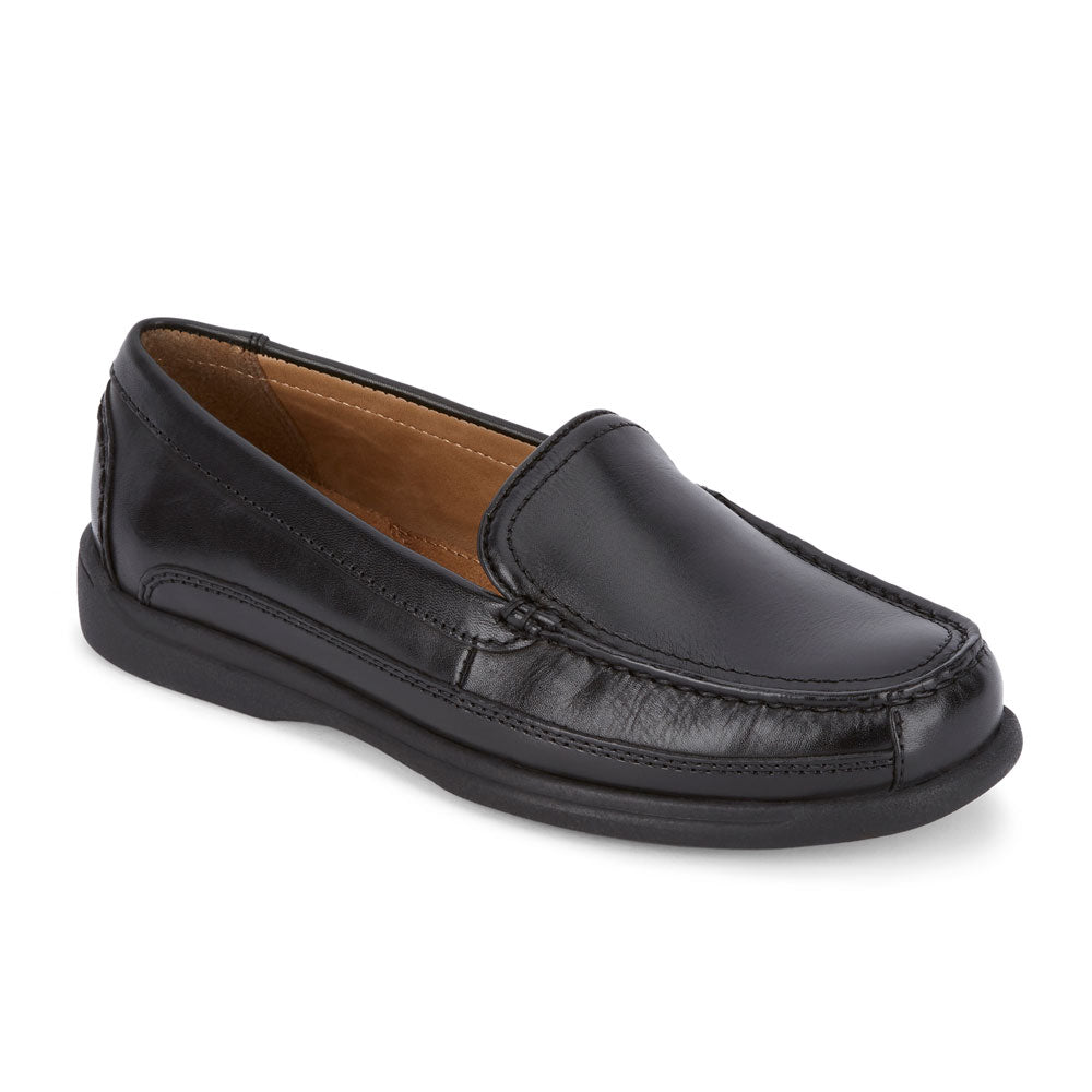 Black-Dockers Mens Catalina Leather Casual Loafer Shoe