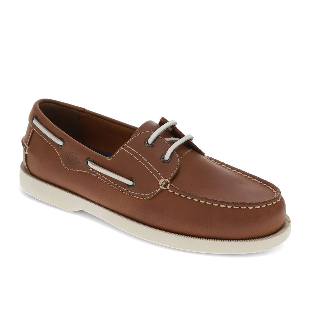 Brown-Dockers Mens Castaway Genuine Leather Boat Shoe