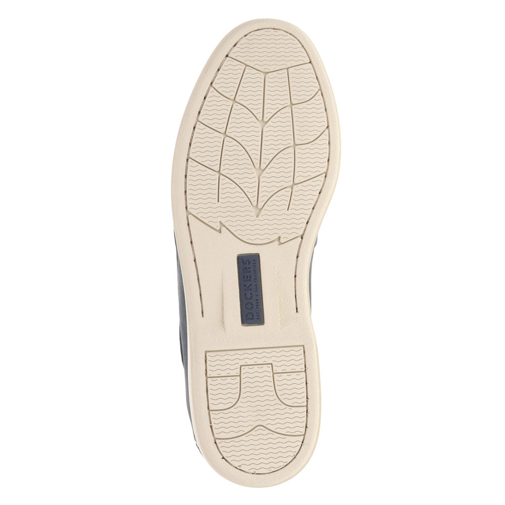 Navy-Dockers Mens Castaway Genuine Leather Boat Shoe