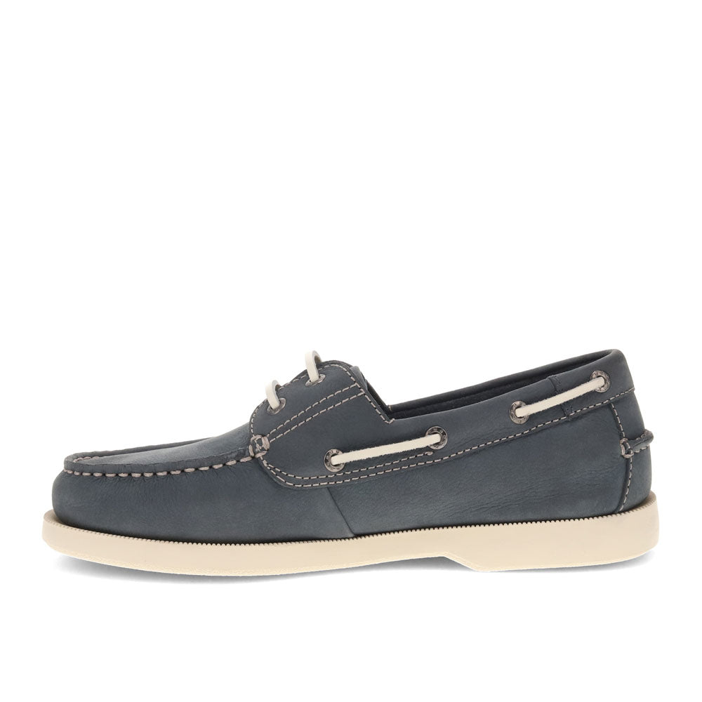 Navy-Dockers Mens Castaway Genuine Leather Boat Shoe