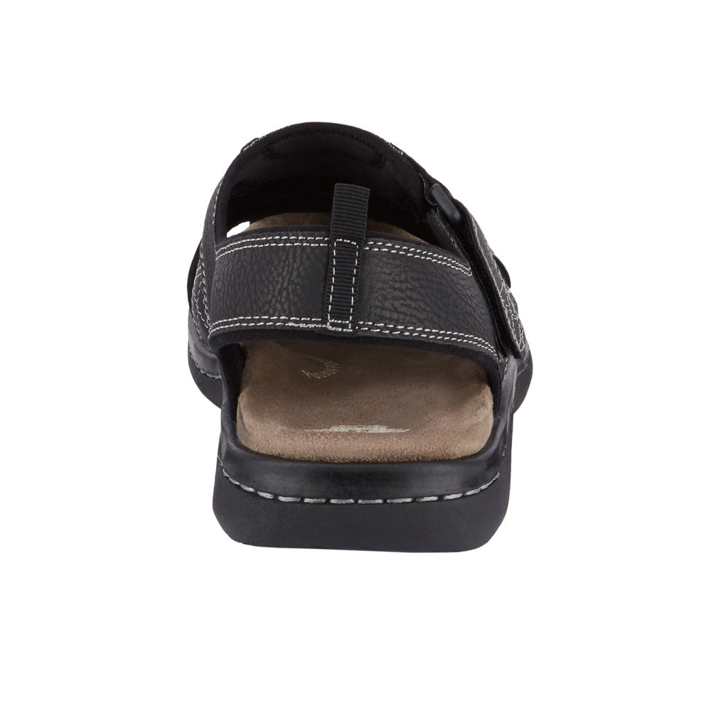 Black-Dockers Mens Searose Casual Comfort Outdoor Sport Fisherman Sandal Shoe