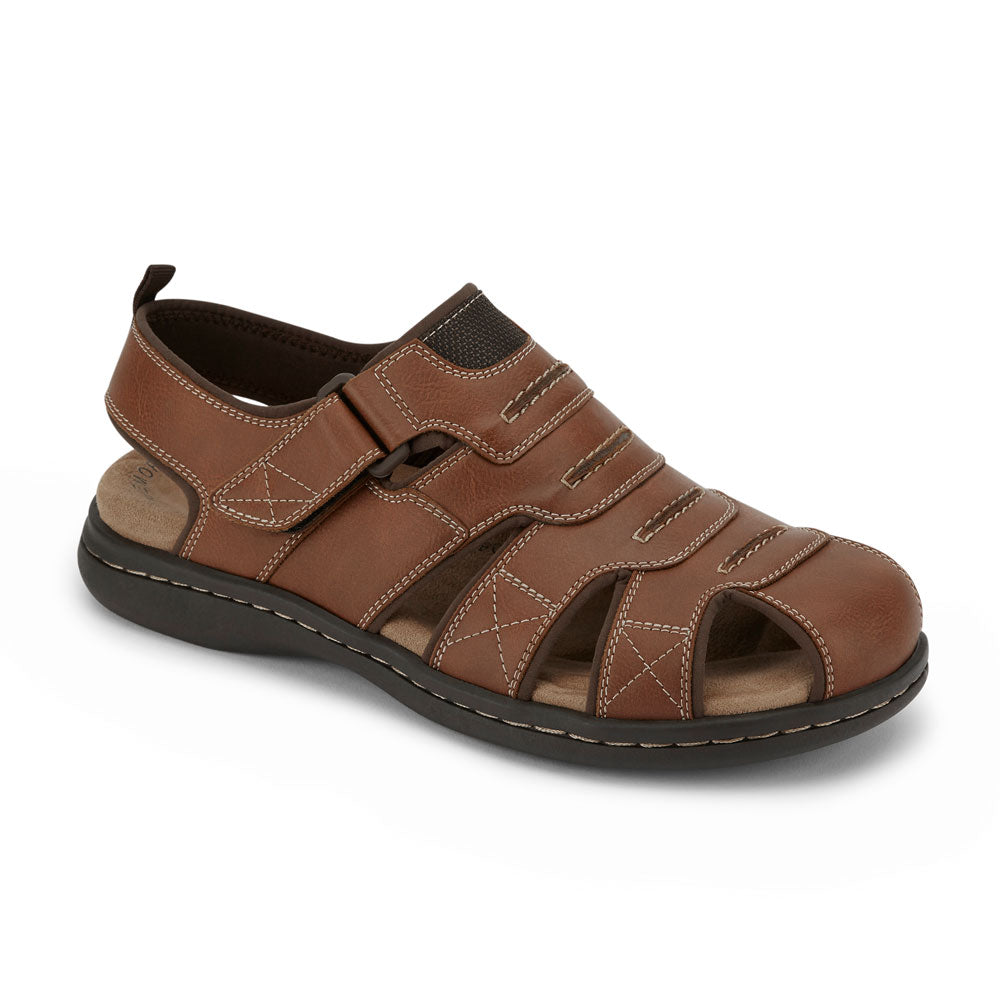 Rust-Dockers Mens Searose Casual Comfort Outdoor Sport Fisherman Sandal Shoe