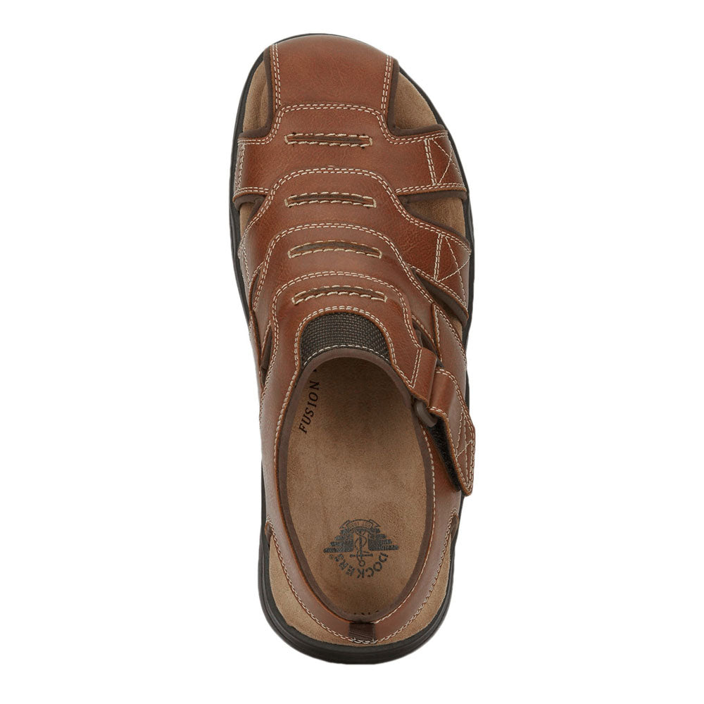 Rust-Dockers Mens Searose Casual Comfort Outdoor Sport Fisherman Sandal Shoe