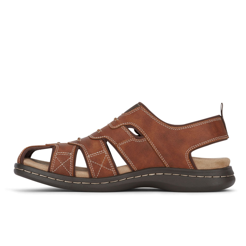 Rust-Dockers Mens Searose Casual Comfort Outdoor Sport Fisherman Sandal Shoe