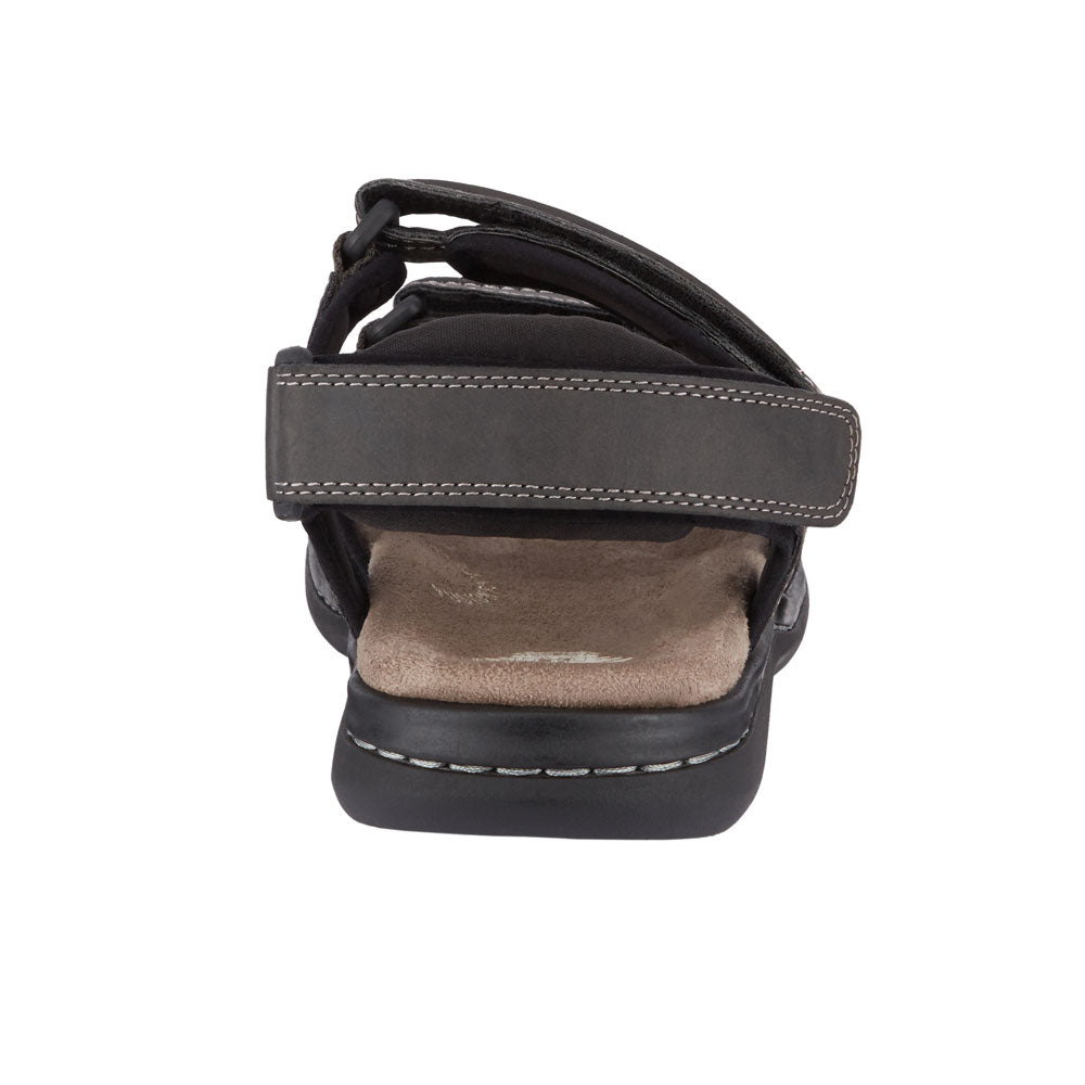 Grey-Dockers Mens Newpage Casual Comfort Outdoor Sport Adjustable Sandal Shoe