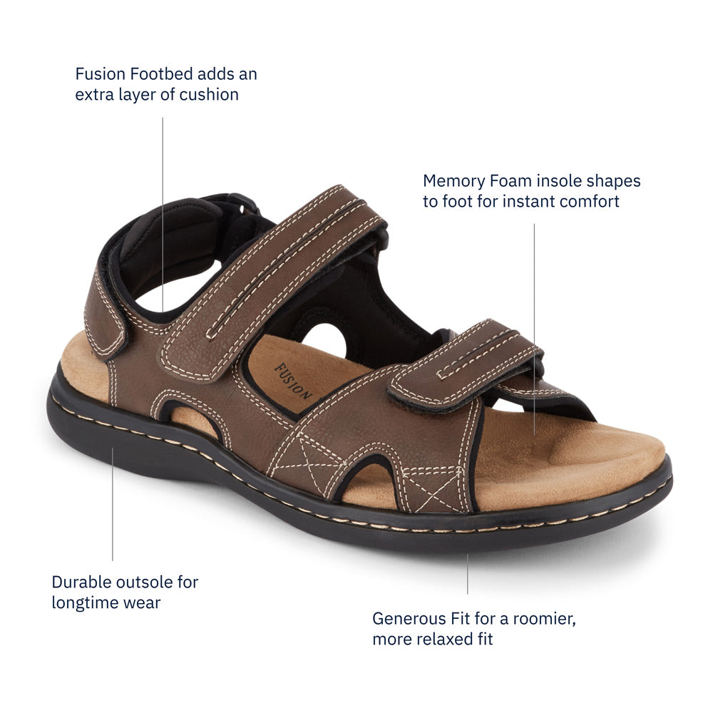 Briar-Dockers Mens Newpage Casual Comfort Outdoor Sport Adjustable Sandal Shoe
