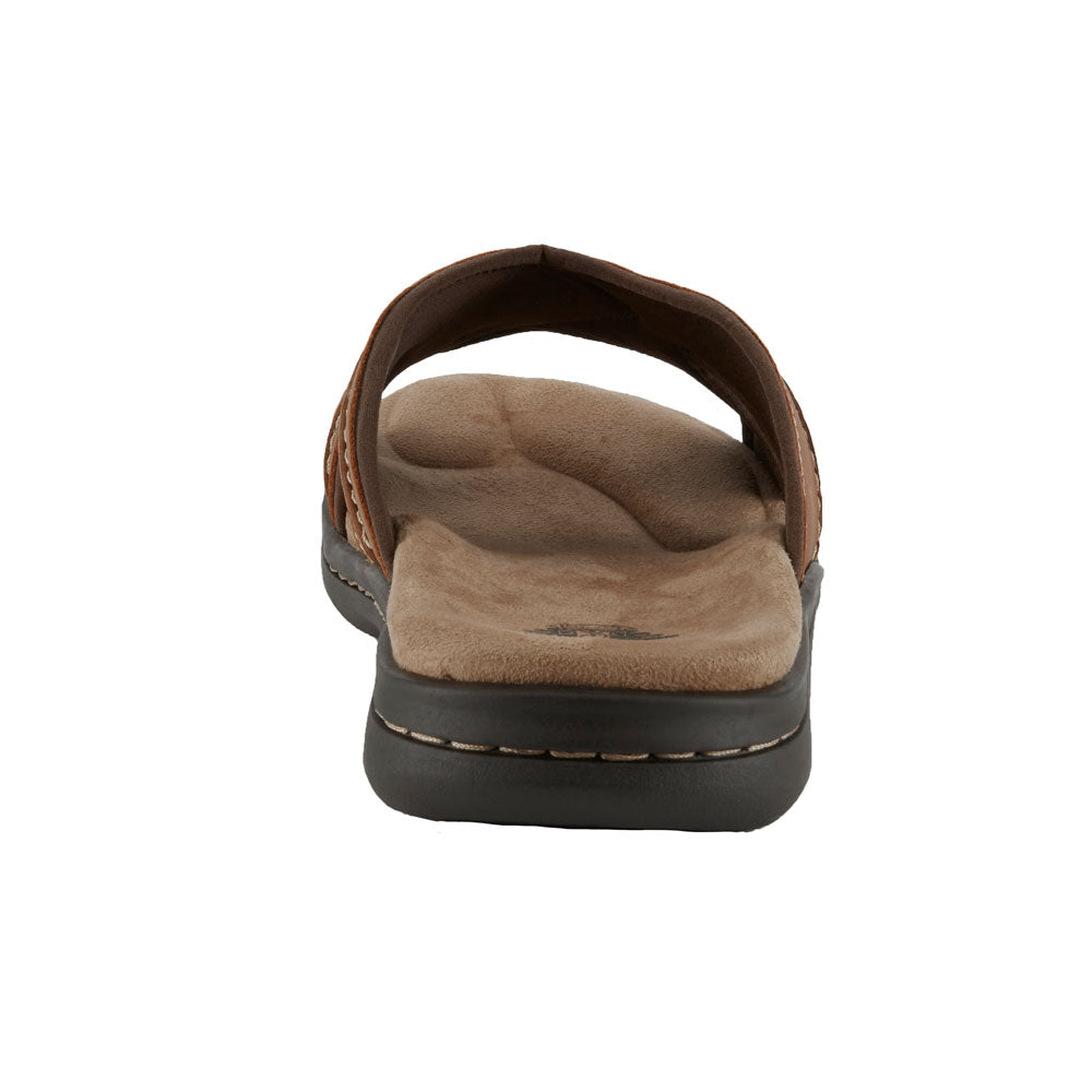 Rust-Dockers Mens Sunland Casual Comfort Outdoor Slip-on Slide Sandal Shoe