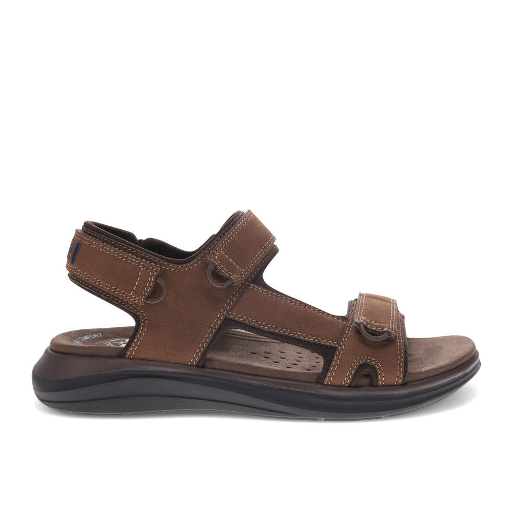 Dark Tan-Dockers Mens Bradburn Outdoor Sport Sandal Shoe