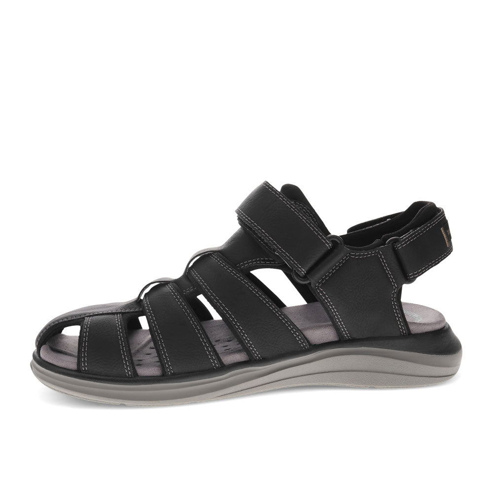 Black-Dockers Mens Byrd Outdoor Sport Fisherman Sandal Shoe