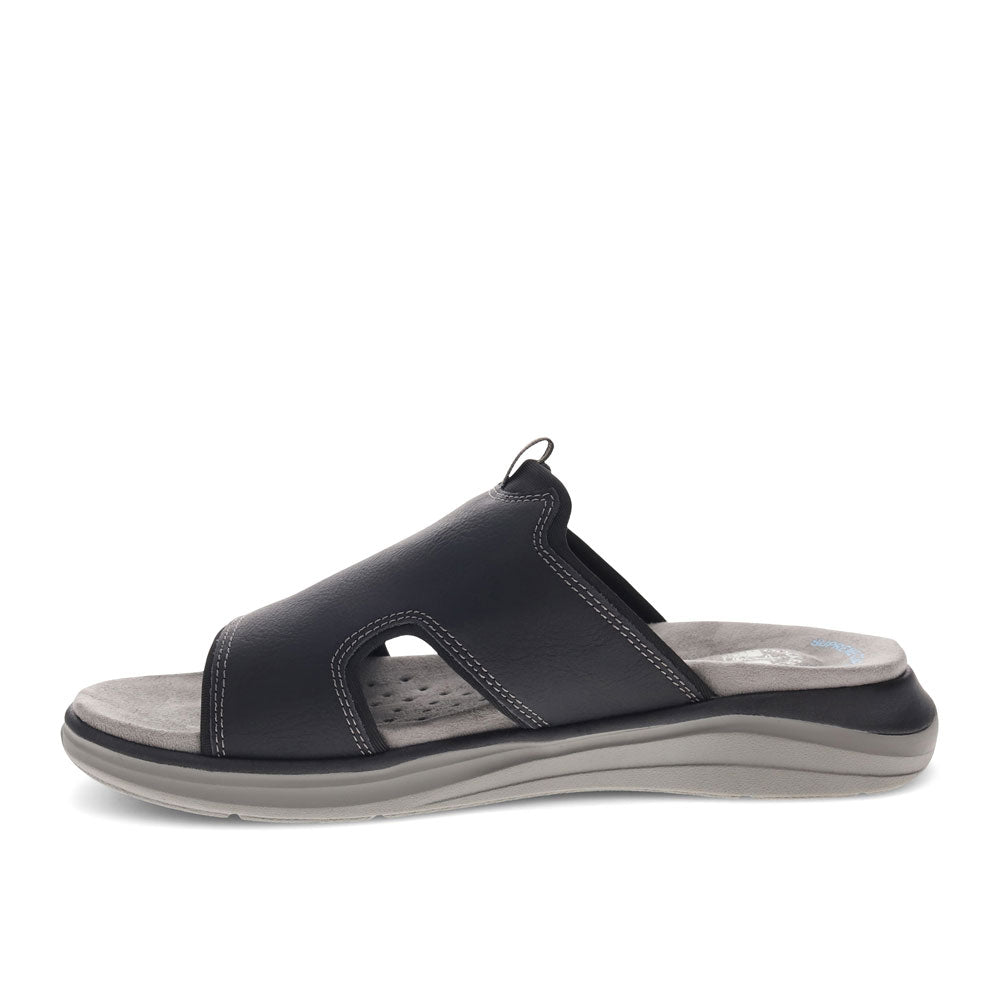 Black-Dockers Mens Barlin Casual Slide Sandal Shoe