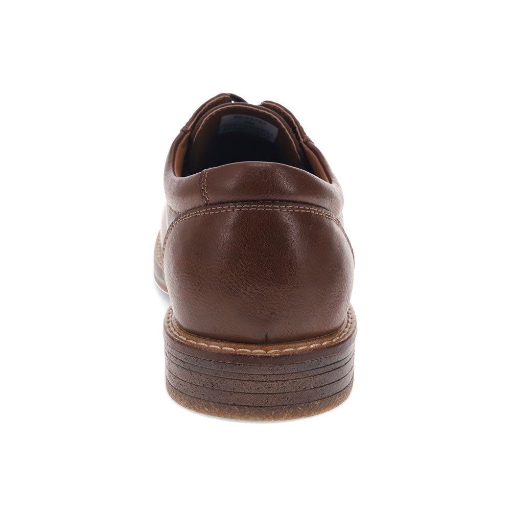 Dark Tan-Dockers Mens Handel Dress Casual Lace Up Oxford Shoe