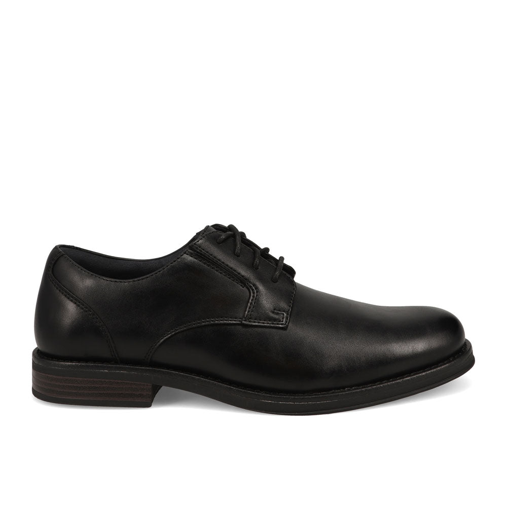 Black-Dockers Mens Bridgeport Polished Lace-Up Oxford Dress Shoe