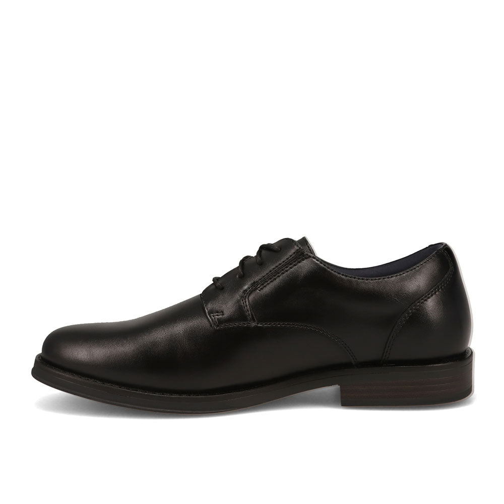 Black-Dockers Mens Bridgeport Polished Lace-Up Oxford Dress Shoe