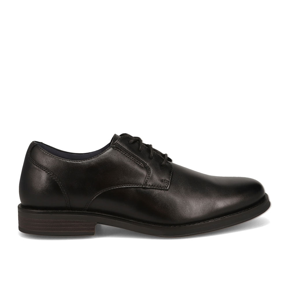 Black-Dockers Mens Bridgeport Polished Lace-Up Oxford Dress Shoe
