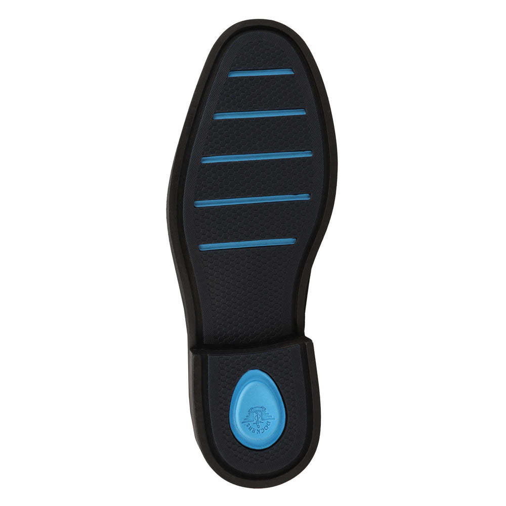 Black-Dockers Mens Belvedere Polished Lace-Up Oxford Dress Shoe