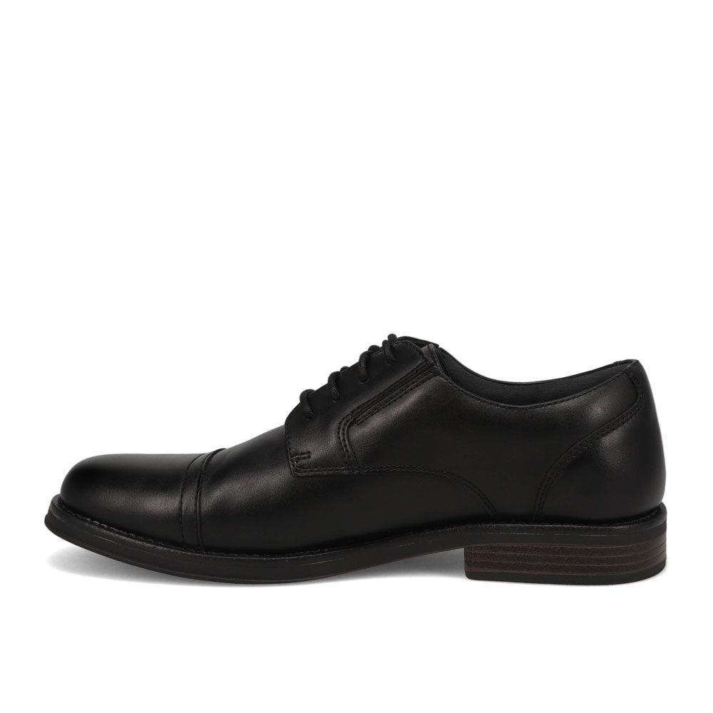 Cognac-Dockers Mens Bainbridge Polished Lace-Up Oxford Dress Shoe