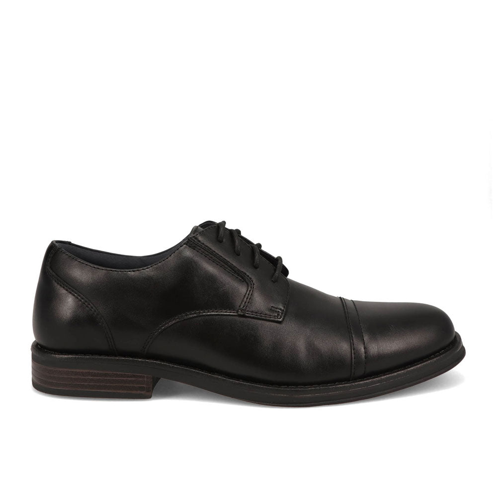 Cognac-Dockers Mens Bainbridge Polished Lace-Up Oxford Dress Shoe