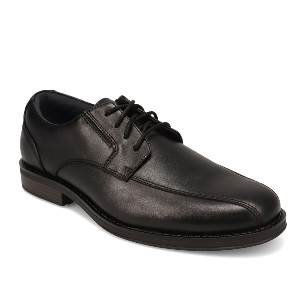 Black-Dockers Mens Bainbridge Polished Lace-Up Oxford Dress Shoe