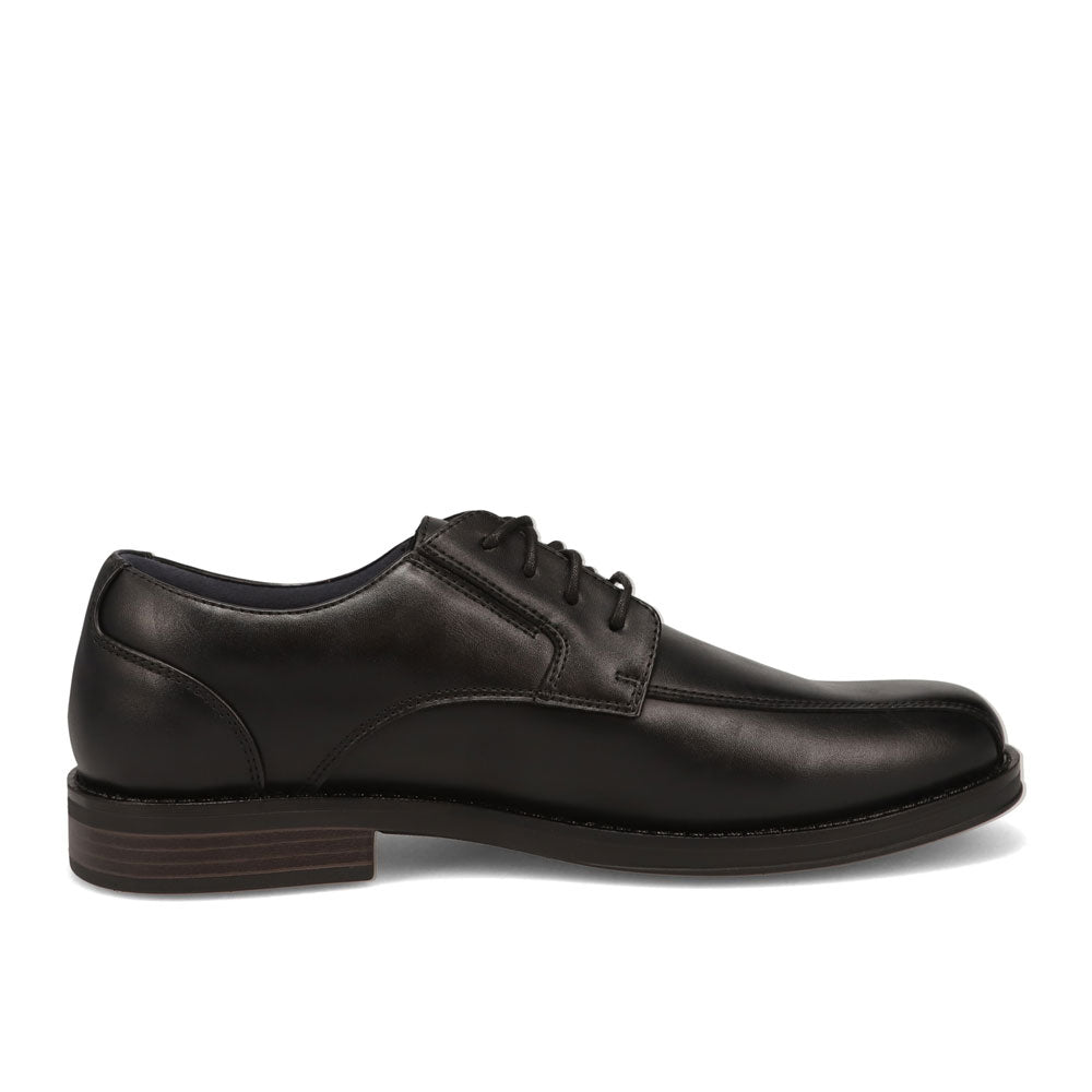 Black-Dockers Mens Bainbridge Polished Lace-Up Oxford Dress Shoe
