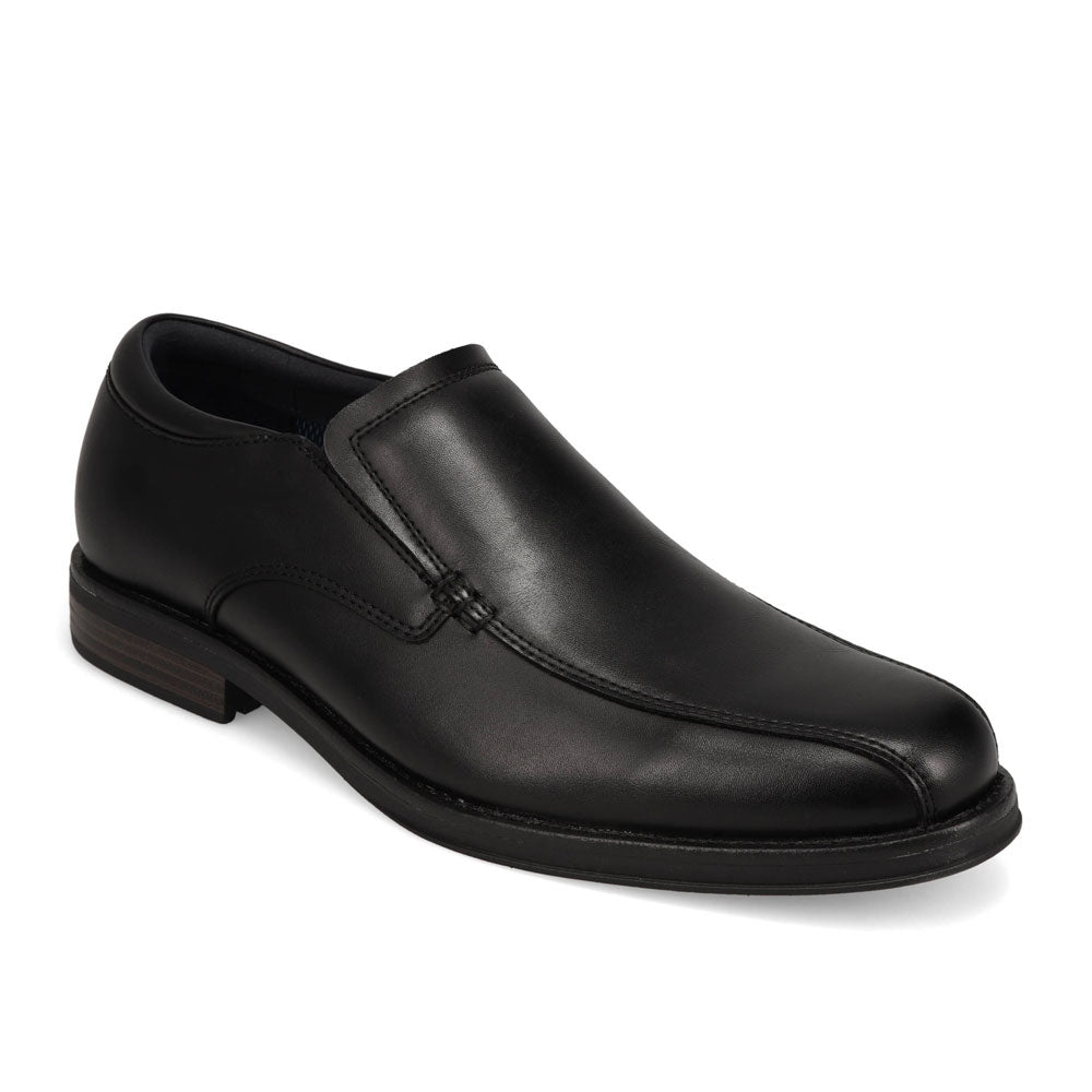 Black-Dockers Mens Benedict Polished Slip on Dress Loafer