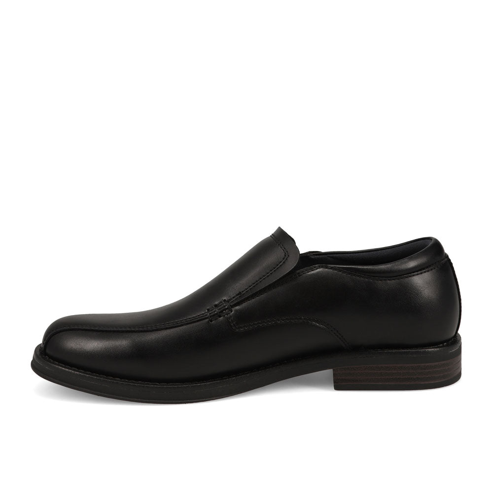 Black-Dockers Mens Benedict Polished Slip on Dress Loafer