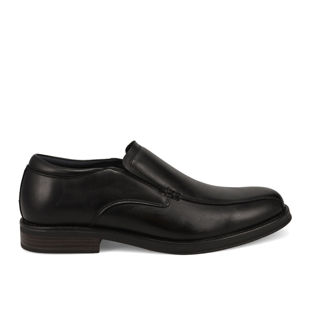 Black-Dockers Mens Benedict Polished Slip on Dress Loafer