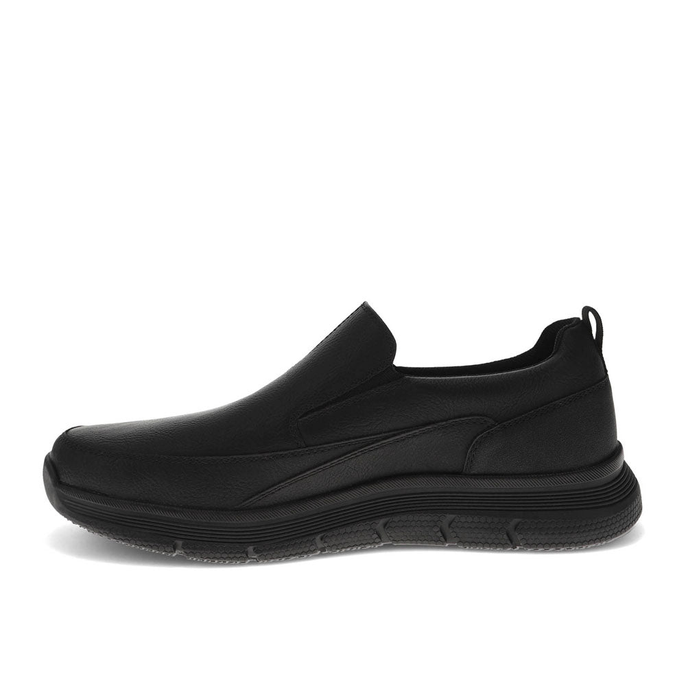Black-Dockers Mens Slater Slip-Resistant Slip-on Sneaker