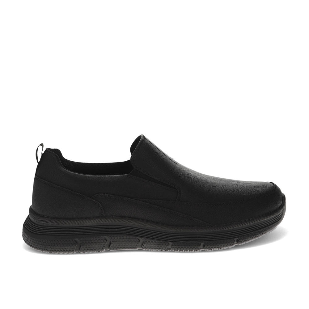 Black-Dockers Mens Slater Slip-Resistant Slip-on Sneaker
