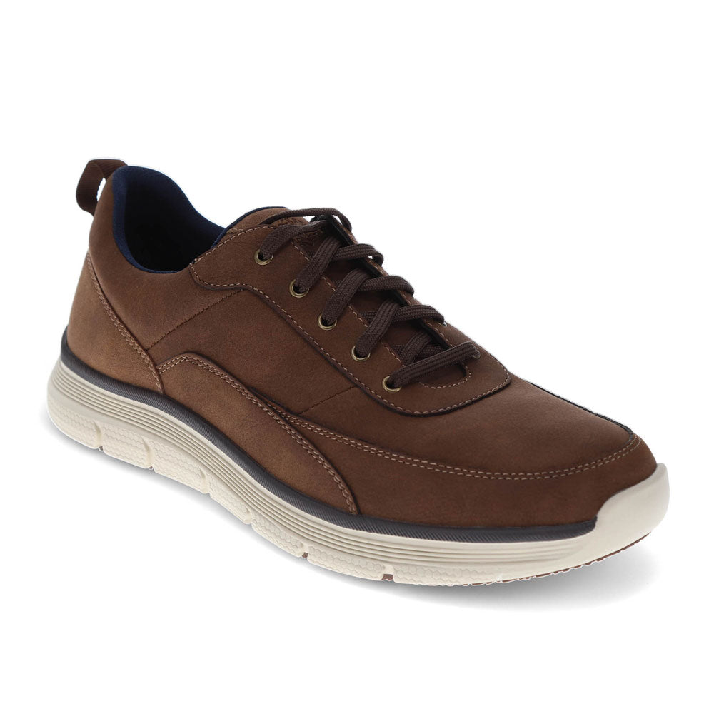Dark Tan-Dockers Mens Sanderson Slip-Resistant Casual Sneaker