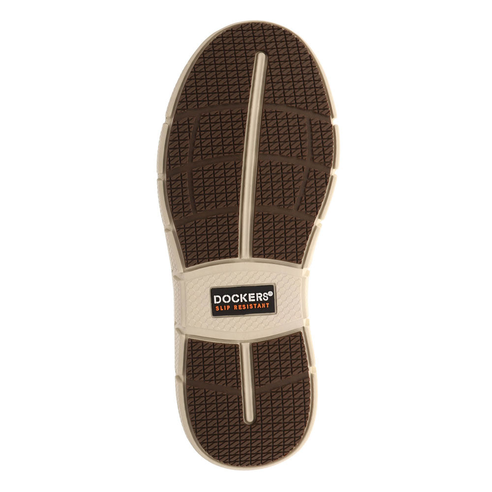 Dark Tan-Dockers Mens Sanderson Slip-Resistant Casual Sneaker