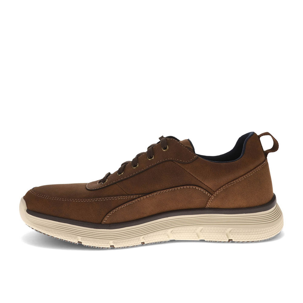 Dark Tan-Dockers Mens Sanderson Slip-Resistant Casual Sneaker