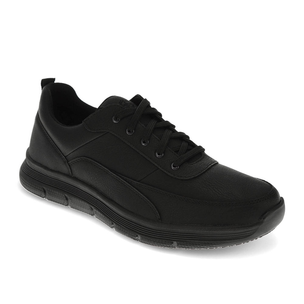 Black-Dockers Mens Sanderson Slip-Resistant Casual Sneaker
