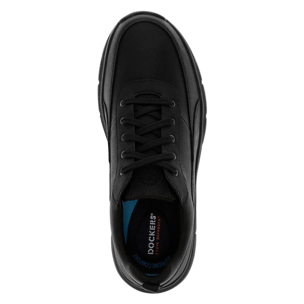 Black-Dockers Mens Sanderson Slip-Resistant Casual Sneaker