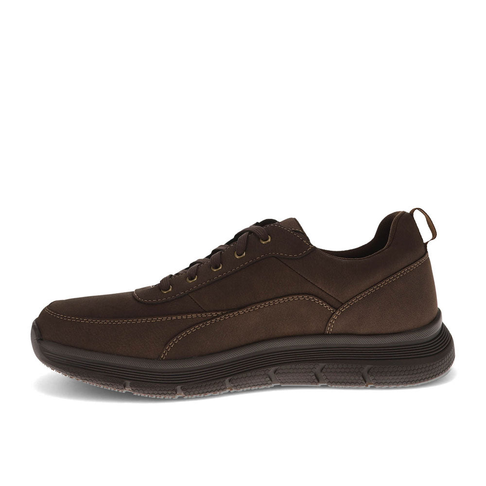 Brown-Dockers Mens Sanderson Slip-Resistant Casual Sneaker