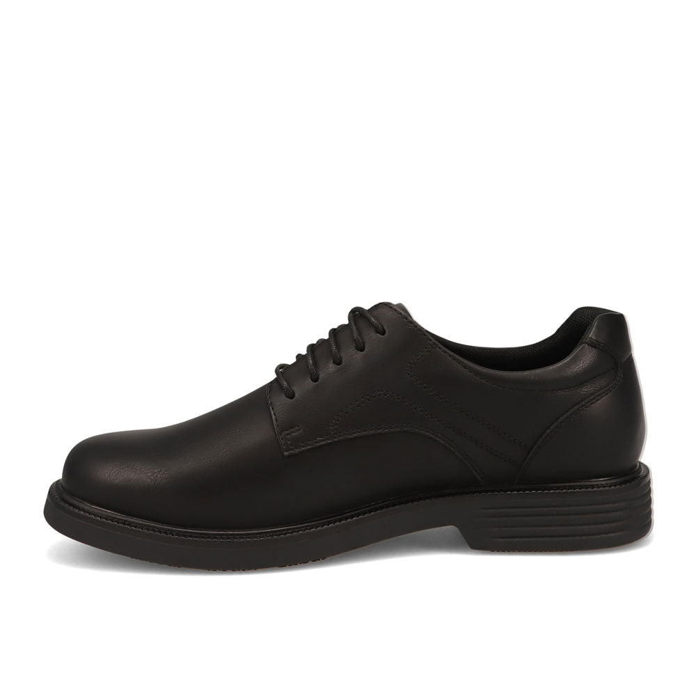 Black-Dockers Mens Tyne Slip Resistant Lace-Up Oxford