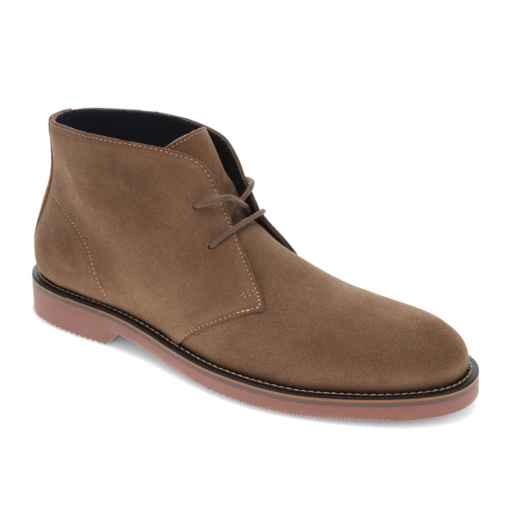 Taupe-Dockers Mens Nigel Dress Casual Lace Up Ankle Boots