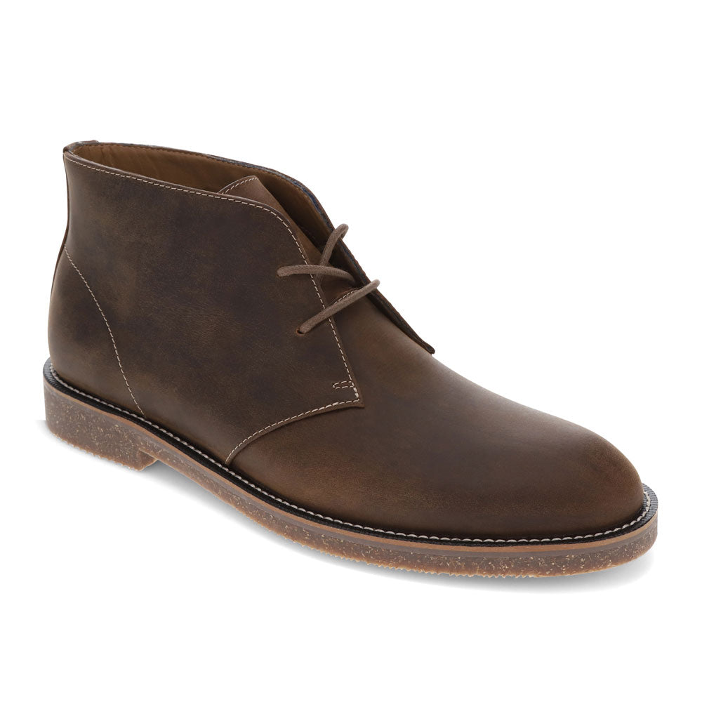 Dark Brown-Dockers Mens Nigel Dress Casual Lace Up Ankle Boots