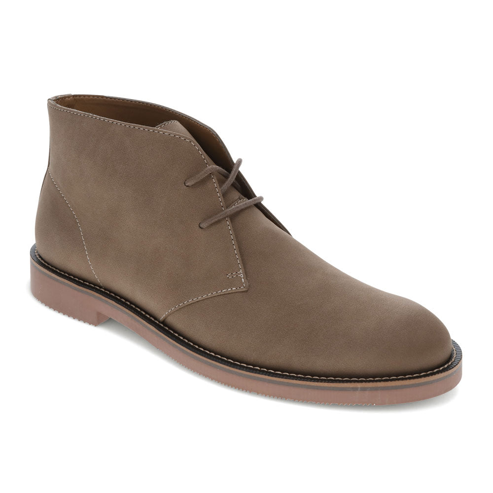 Taupe-Dockers Mens Norton Lace Up Ankle Boots