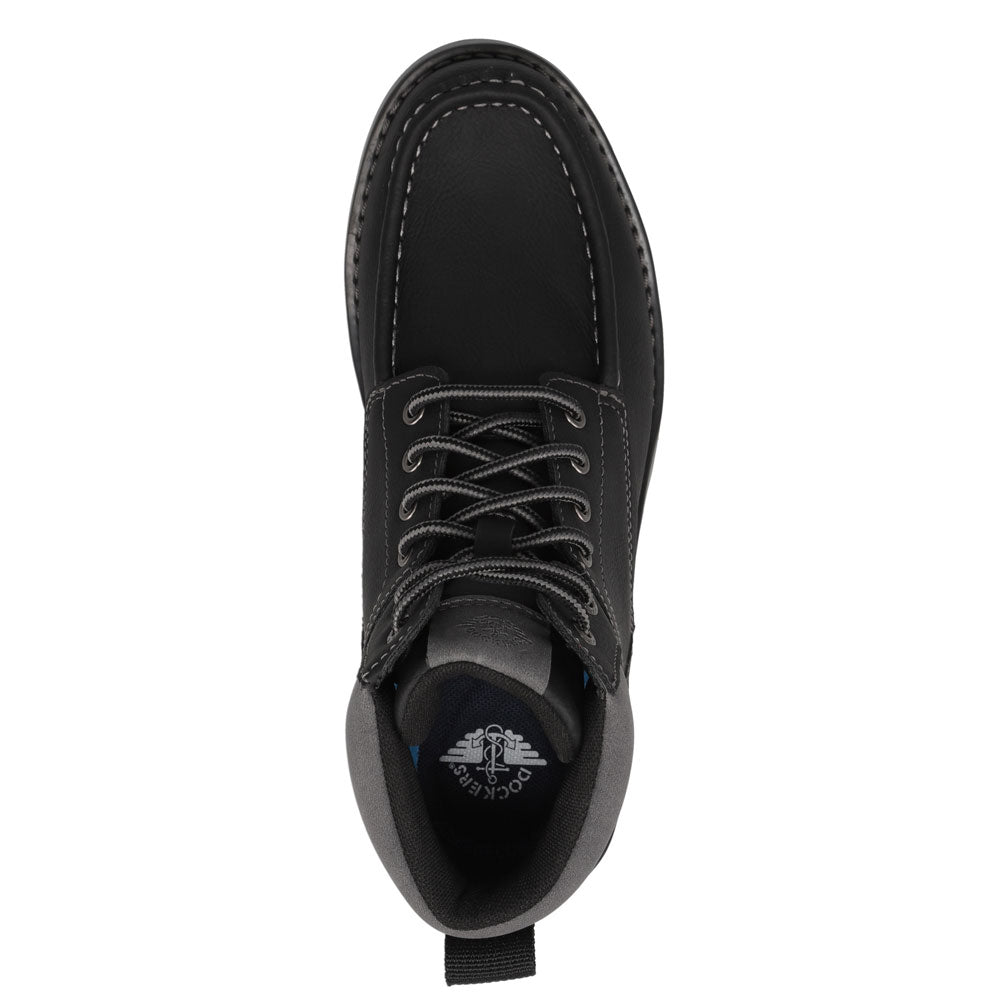 Black-Dockers Mens Derrick Rugged Casual Chukka Boot