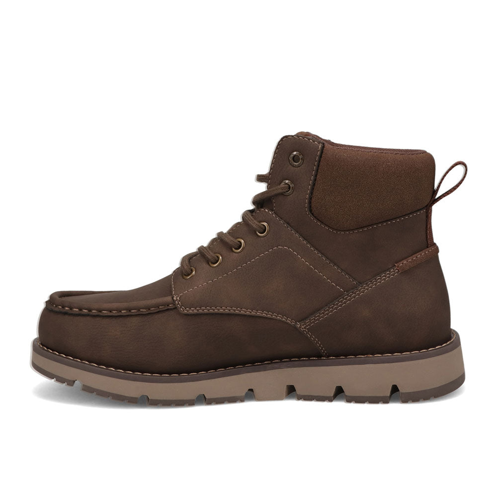 Dark Brown/Brown-Dockers Mens Derrick Rugged Casual Chukka Boot