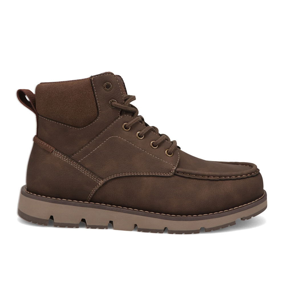 Dark Brown/Brown-Dockers Mens Derrick Rugged Casual Chukka Boot